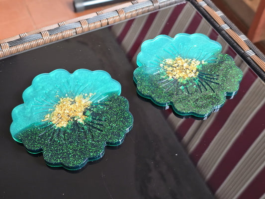 Set 2 Sottobicchieri "Floreale"